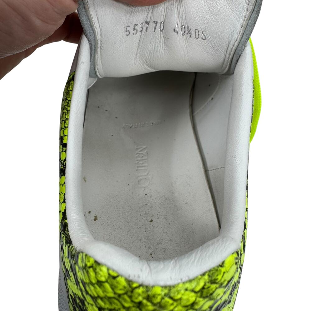 ALexander Mcqueen Oversized Python Print Sneakers… - image 10